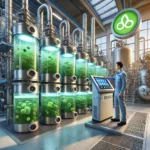 DALL·E 2024-11-15 06.12.19 - A highly realistic industrial scene illustrating Bosch Automotive Solutions' innovative biotechnological oil regeneration process. The image shows adv