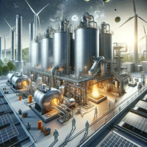 DALL·E 2024-11-23 02.57.24 - A highly realistic and modern industrial illustration depicting the recovery of energy from waste oils. The scene showcases an advanced energy recover