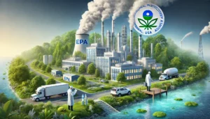 DALL·E 2024-11-30 10.23.34 - A highly realistic depiction inspired by the Environmental Protection Agency (EPA) in the USA, highlighting environmental conservation and pollution c