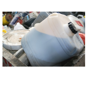 Zużyty olej z warsztatu